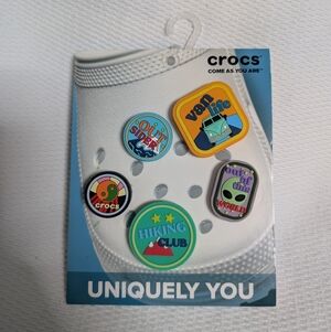 CROCS Kids Jibbitz Charms - Blue, Green, Pink